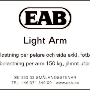 Belastningsdekal Light Arm